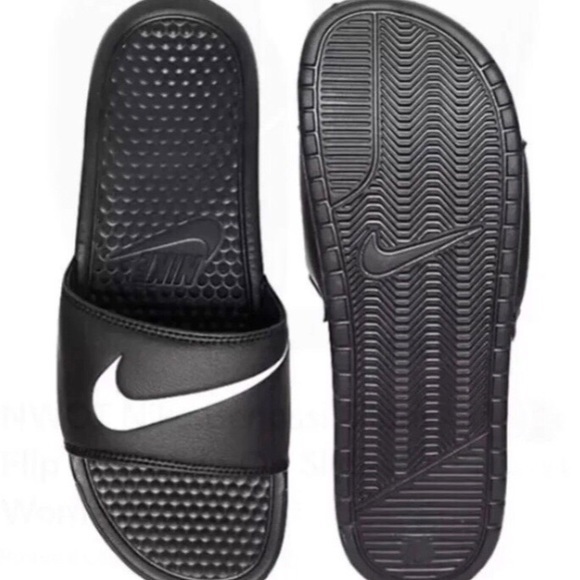 Nike Shoes - NWOT Nike Benassi Slides Flip Flops Slip On Slides Women’s Size 10